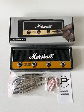 NEW Marshall Jack Rack2.0 Key Holder JCM800 w/ 4 Keychains Wall Mounting